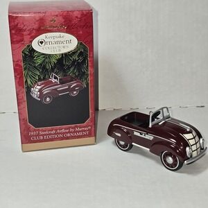 Hallmark Keepsake Ornament 1937 Steelcraft Airflow‎ Murray Club Edition Die-Cast